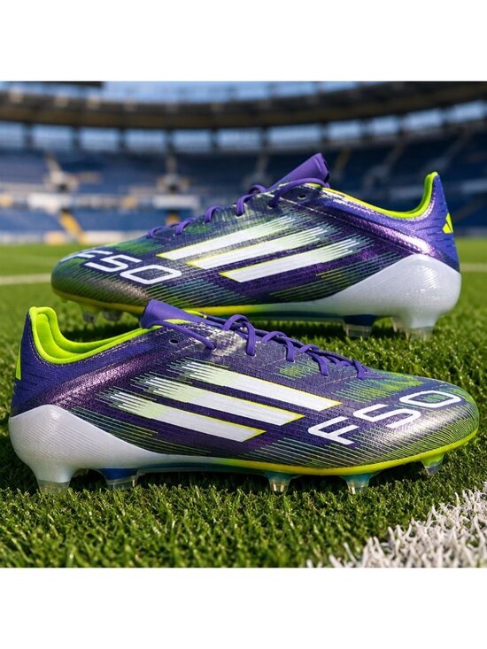 adidas F50 Elite FG Soccer Cleats Purple Green JH7615 Mens 10.5 Womens 11.5 Shoe